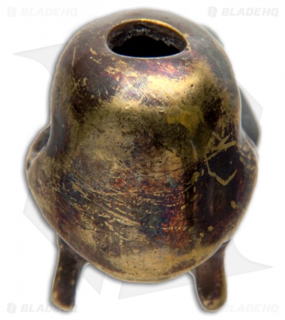 Andre de Villiers AdV Large Skull Bead - Brass