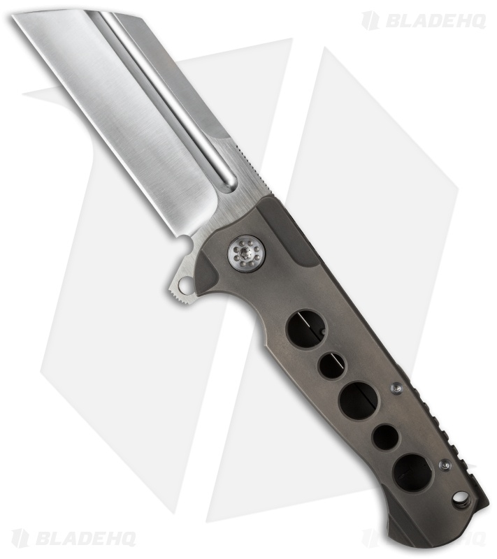 Andre de Villiers Mid-Tech Butcher V1 Frame Lock Knife Matte (3.75" Satin) AdV