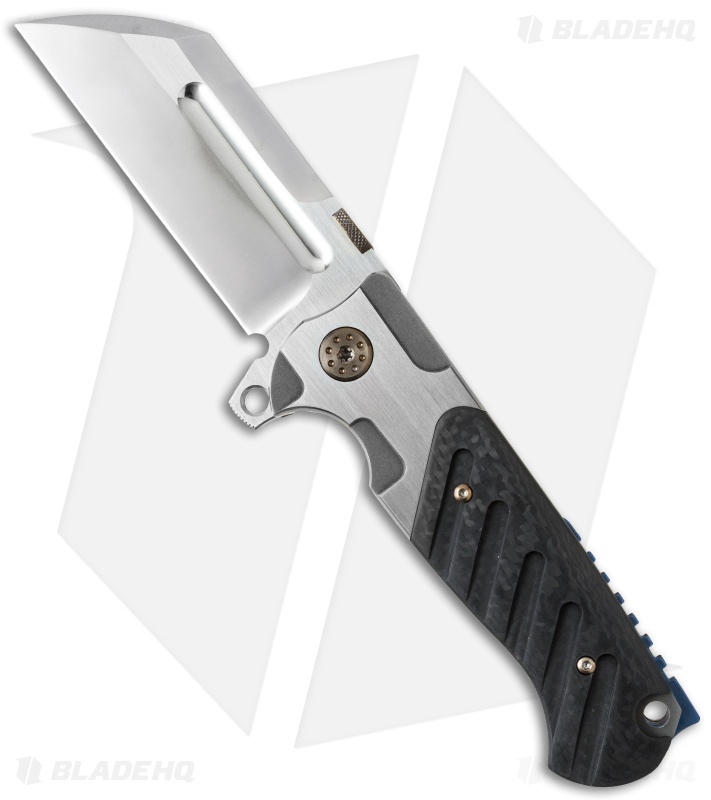 Andre de Villiers Custom Butcher V2 Knife CF/Bronze (3.75" Polish) AdV