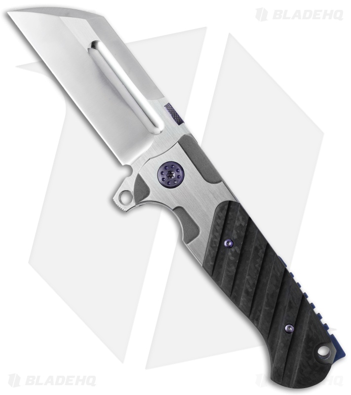 Andre de Villiers Custom Butcher V2 Flipper Carbon Fiber (3.75" Satin) AdV