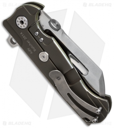 Andre de Villiers Mid-Tech Butcher V2 Frame Lock Knife Ano (3.75" Satin) AdV