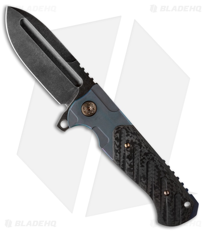Andre de Villiers Custom Pathfinder Flipper Carbon Fiber (3.75" Black SW) AdV