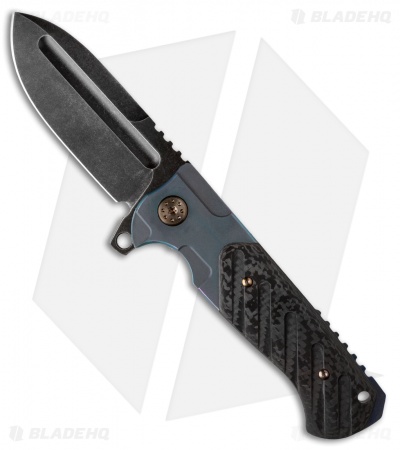 Andre de Villiers Custom Pathfinder Flipper Carbon Fiber (3.75" Black SW) AdV
