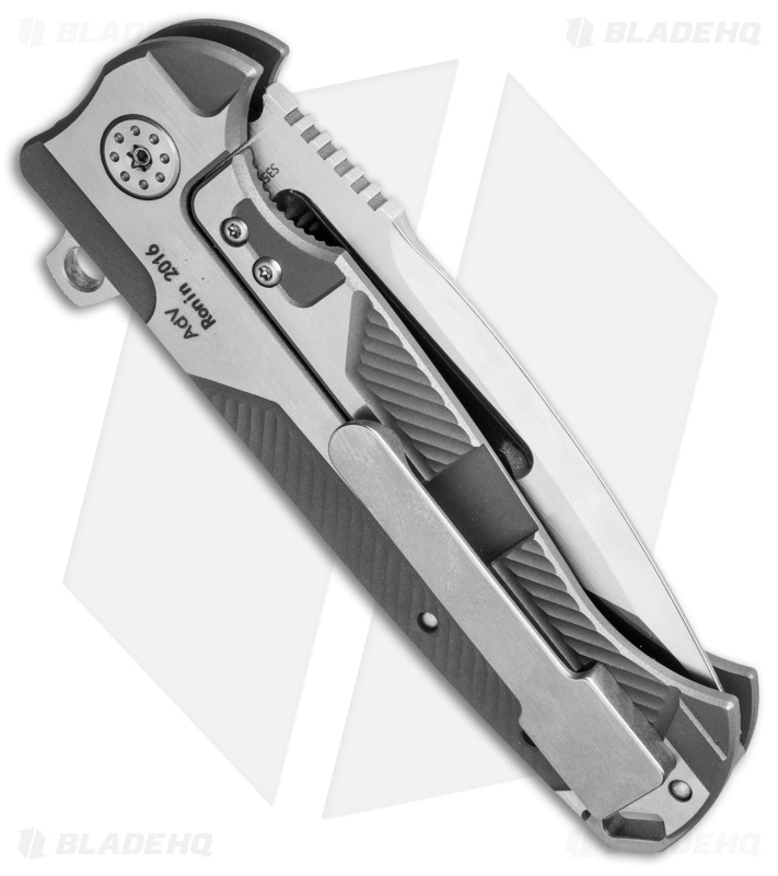 Andre de Villiers Ronin Flipper Knife Titanium (3.875" Satin)