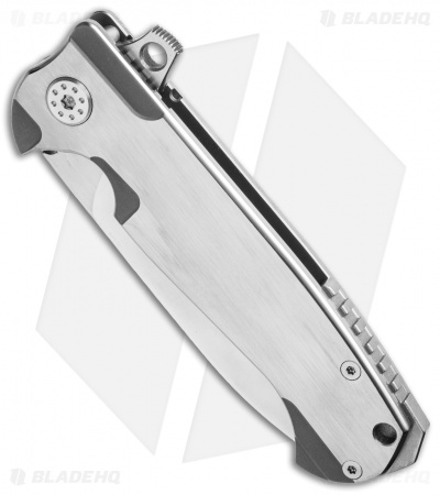 Andre de Villiers Mid-Tech TrailBoss Knife Titanium (3.875" Satin) AdV