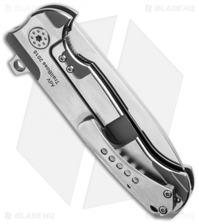 Andre de Villiers Mid-Tech TrailBoss Knife Titanium (3.875" Satin) AdV