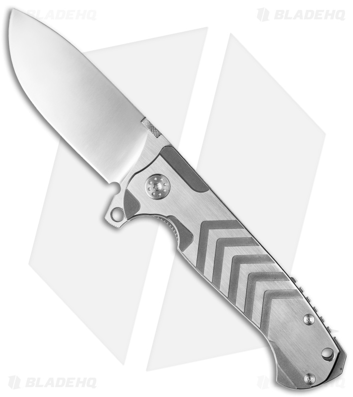 Andre de Villiers Mid-Tech TrailBoss Knife Arrow Titanium (3.875" Satin) AdV