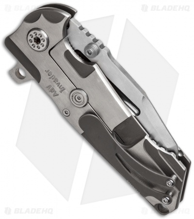 Andre de Villiers Mid-Tech Invader Frame Lock Knife (3.75" Satin) AdV