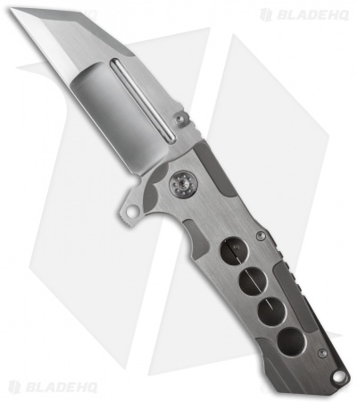 Andre de Villiers Mid-Tech Invader Frame Lock Knife (3.75" Satin) AdV