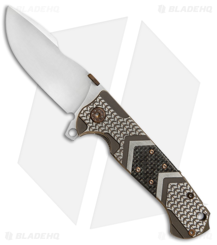Andre De Villiers Custom Harpoon Knife LSCF/Fish Scale (Satin) AdV