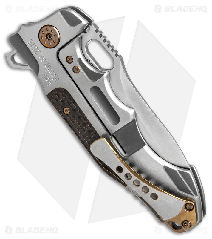 Andre de Villiers Custom Hummer Flipper Knife LSCF (4.25