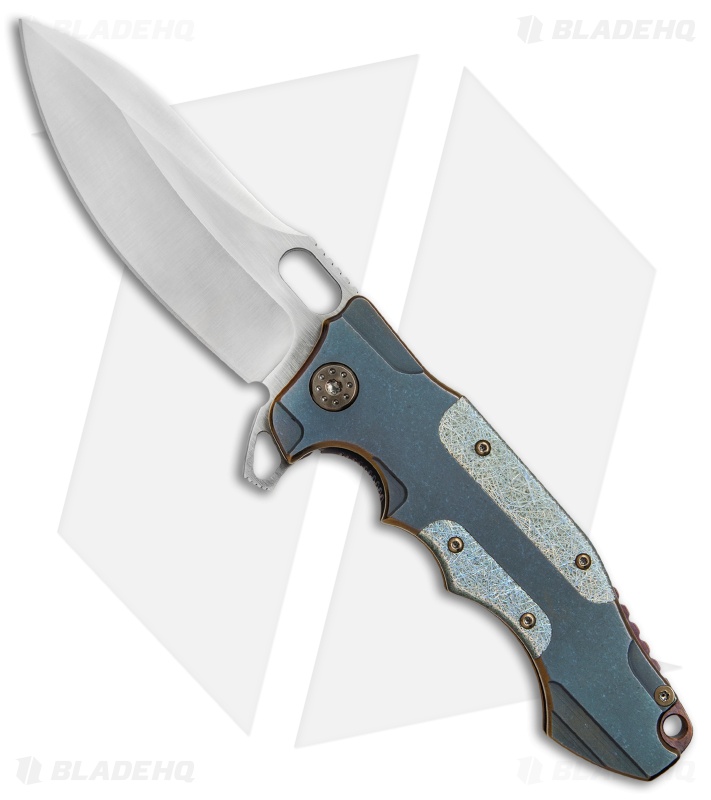 Andre de Villiers Custom Hummer Flipper Knife Holographic (4.25" Satin) AdV