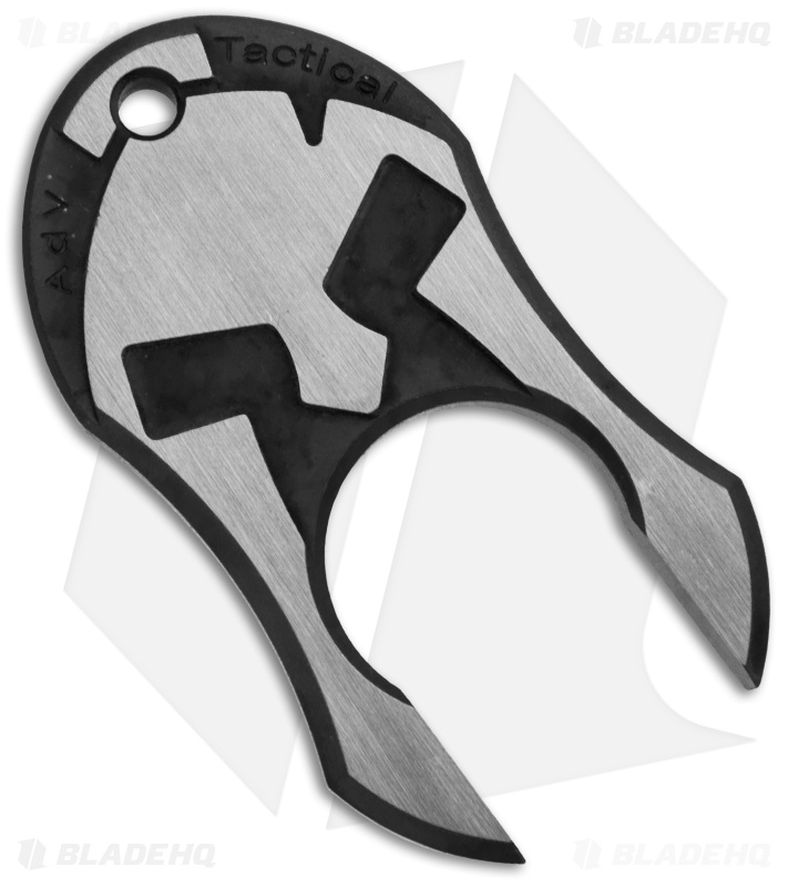 Andre de Villiers AdV Tactical Spartan Pocket Knuck V2 - Black/Satin Titanium