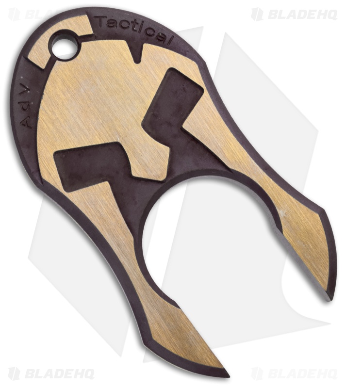 Andre de Villiers AdV Tactical Spartan Pocket Knuck V2 - Purple/Bronze Titanium