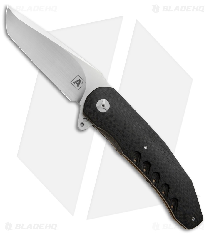A2 Andre Thorburn/Van Heerden A3 Flipper Tanto Knife Carbon Fiber (3.75" Satin)