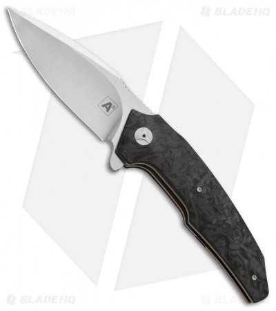 A2 Andre Thorburn/Van Heerden A6 Flipper Knife Marble Carbon Fiber (3.5" Satin)