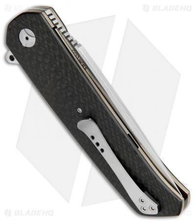 A2 Andre Thorburn/Van Heerden A7 Tanto Flipper Knife Carbon Fiber (3.5" Satin)
