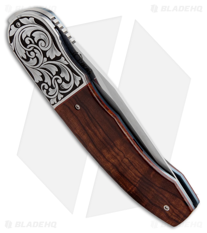Andre Thorburn Custom L48 Front Flipper Knife Desert Ironwood