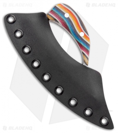 Andreas Kalani Custom Skinner Pro Canvas Micarta Multi Color (Satin 80CRV2)