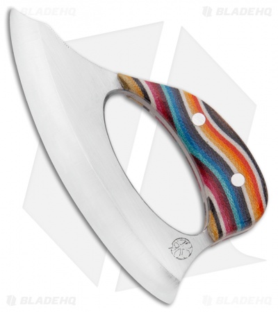 Andreas Kalani Custom Skinner Pro Canvas Micarta Multi Color (Satin 80CRV2)