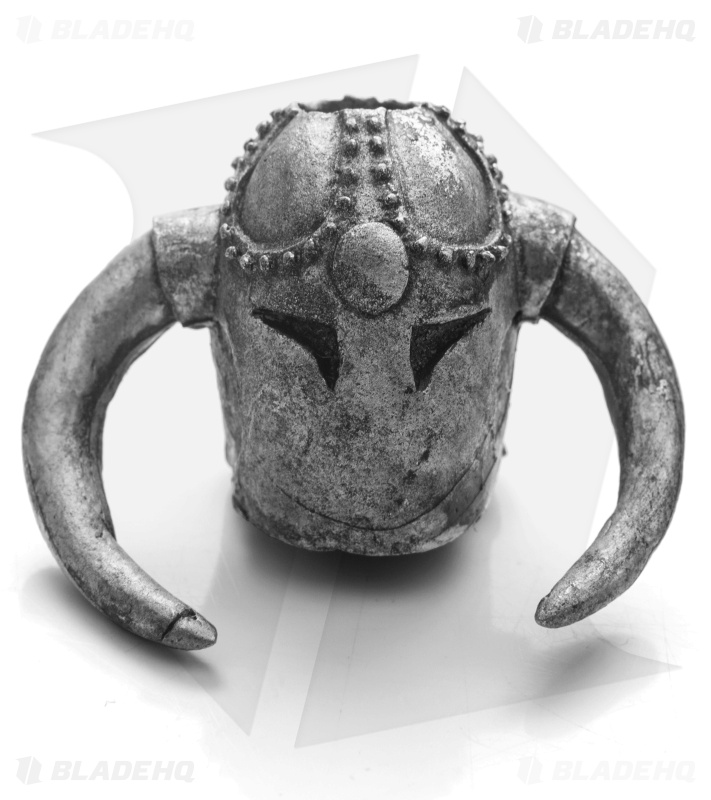 Barrett Custom Death Skull Bead - Pewter/Silver