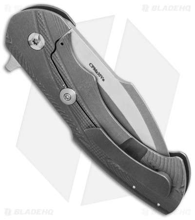 Rick Barrett Fallout Mid-Tech Titanium Flipper Knife (3.5" Two-Tone) USA