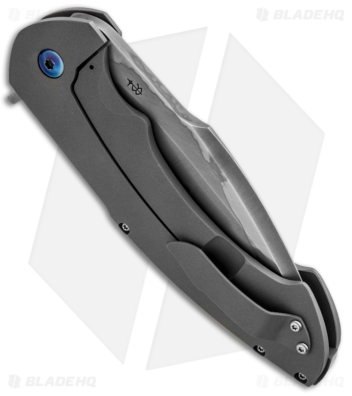 Rick Barrett Custom Fallout Flipper Knife (4.25" Hamon)
