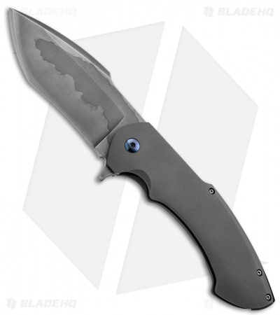 Rick Barrett Custom Fallout Flipper Knife (4.25" Hamon)
