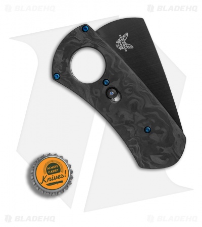 Benchmade Gold Class Cigar Cutter Auto Axis Carbon Fiber (Black) 1500-181