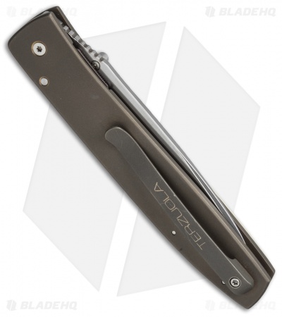 Bob Terzuola Custom Talon Liner Lock Knife Stag (3.5" Polish) 
