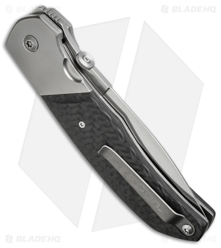 Bob Terzuola Custom Eagle Rock Knife Carbon Fiber/Ti (4" Polish) 21