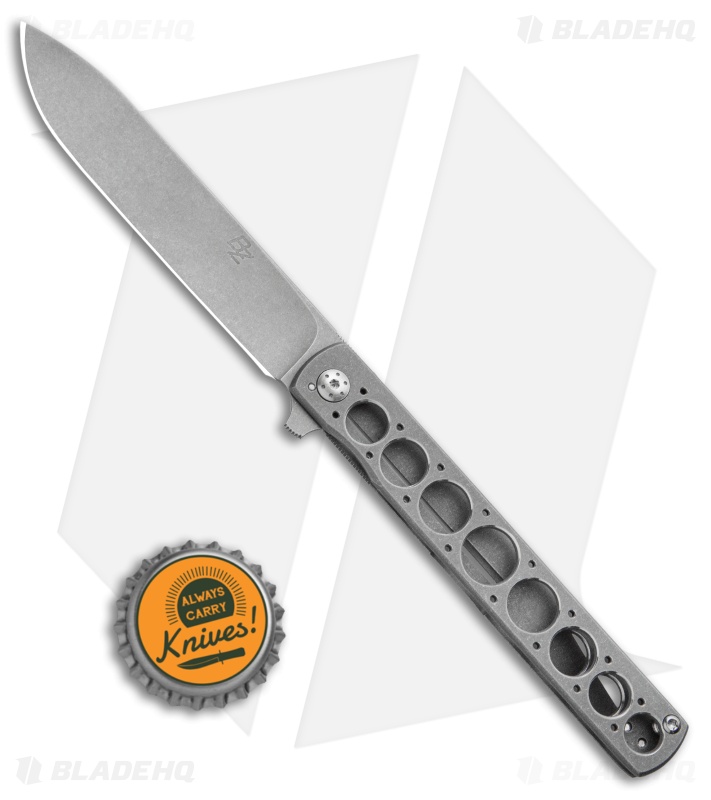 Brad Zinker Custom K4125 Flipper Knife Titanium (4