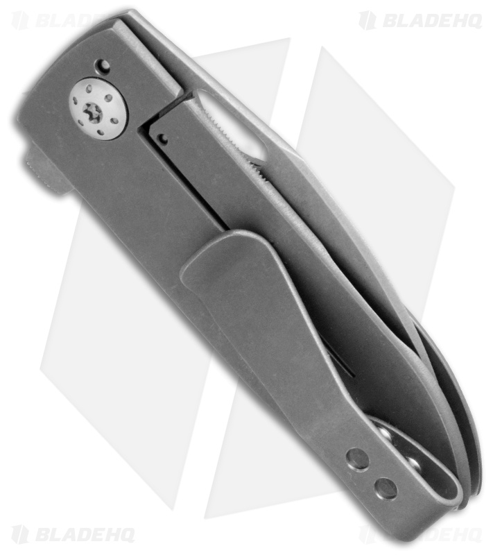 Brad Zinker Custom Mini Wharny Frame Lock Knife (2" BB Stonewash )