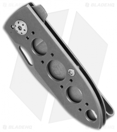 Brad Zinker Custom Mini Wharny Frame Lock Knife (2" BB Stonewash )