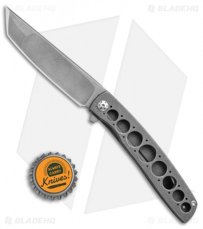 Brad Zinker Custom T-Arc Flipper Frame Lock Knife Ti (3.3" BB/SW Duplex)