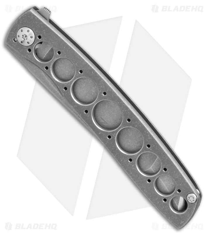Brad Zinker Custom T-Arc Flipper Frame Lock Knife Ti (3.3" BB/SW Duplex)