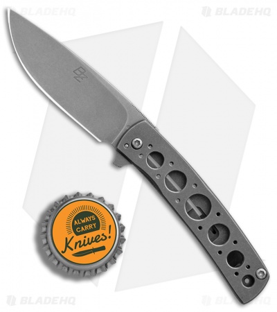 Brad Zinker Mini FR Frame Lock Flipper Knife Titanium (2.3" SW/BB)  