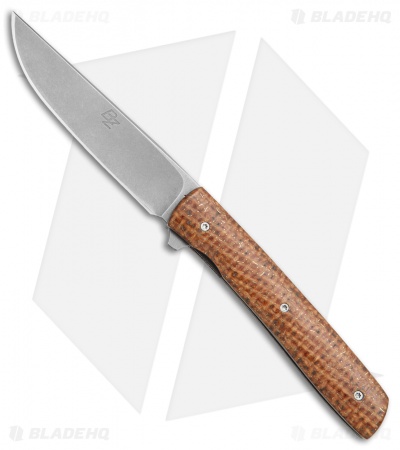 Brad Zinker T LLF Flipper Liner Lock Knife LS Kevlar (3.4" BB/SW)