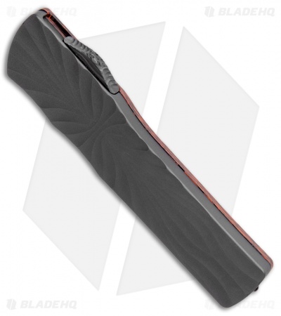 Brian Tighe Custom Small Twist Tighe Dagger OTF Red Fat CF (2.75" Satin)