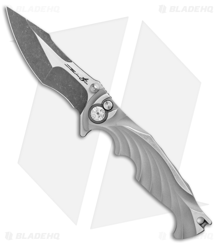 Brian Tighe Custom Tighe Breaker Flipper Knife Integral Ti (3.3" Satin)