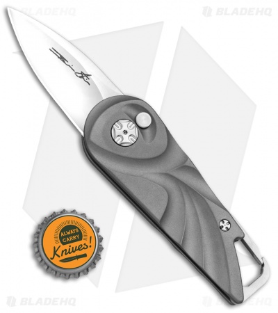 Brian Tighe Custom Tighe Nee Automatic Knife Titanium (1.9" Mirror)