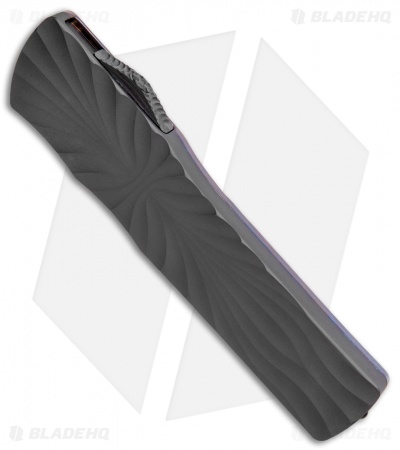 Brian Tighe Custom Twist Tighe Dagger OTF Black/Timascus (3.75" Damacore) 2