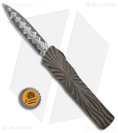 Brian Tighe Custom Twist Tighe Dagger D/A OTF Automatic Knife (3.6" Damacore)