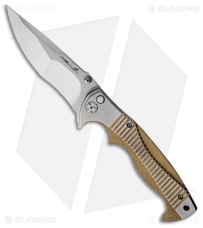 Brian Tighe Custom Tighe Rade HD Knife Titanium Folder (4" Polish)