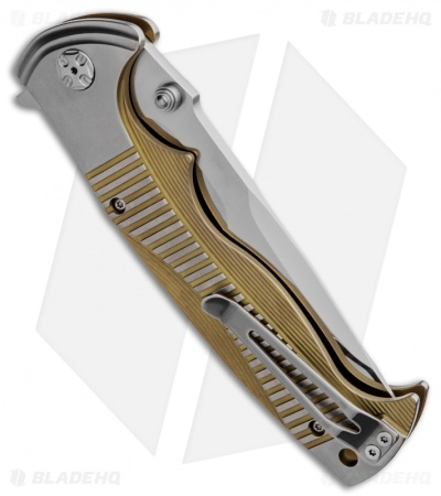 Brian Tighe Custom Tighe Rade HD Knife Titanium Folder (4" Polish)