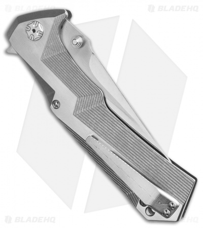 Brian Tighe Custom Tighe Tac Tanto Knife Titanium (4" Polish SW)