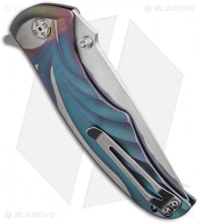Brian Tighe Custom Tighe Coon Knife Anodized Titanium (3.75" Satin)