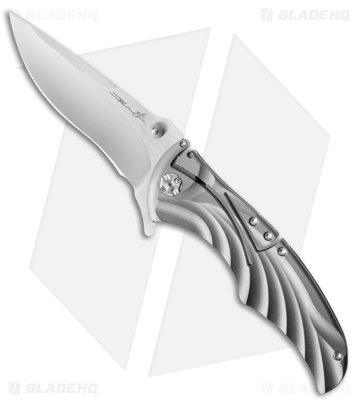 Brian Tighe Custom Tighe Coon Knife NIRK Lock Titanium (3.75" Polished)