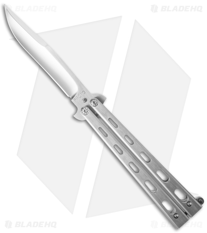Burn Knives Prototype Model 3 Custom Balisong Knife (4.5" Polish)