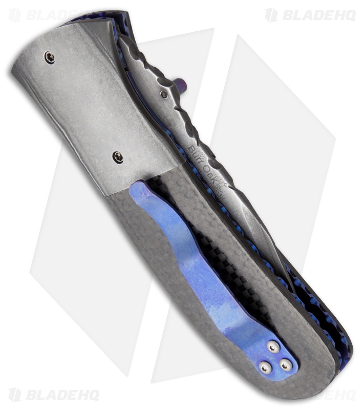 Burr Oak Knives First Responder Knife Carbon Fiber (3.5" San Mai) Blade HQ